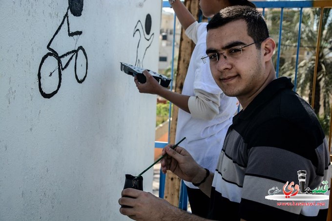 كفرقاسم: بيرح مدرسة المنار يُبدع في يوم الاعمال الخيرية